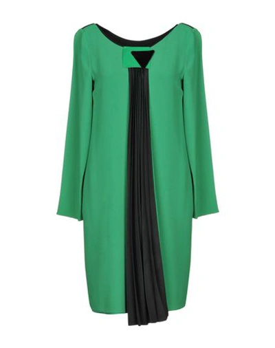 Emporio Armani Short Dresses In Green