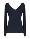 Kangra Cashmere Sweaters In Dark Blue