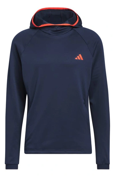 Adidas Golf Cold.rdy Hoodie In Blue