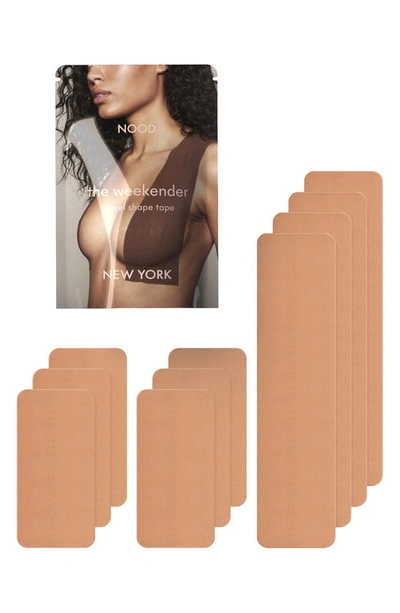Nood Shape Tape Pre-cut Breast Tape In No. 5 Soft Tan