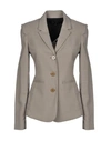 Armani Jeans Suit Jackets In Dove Grey