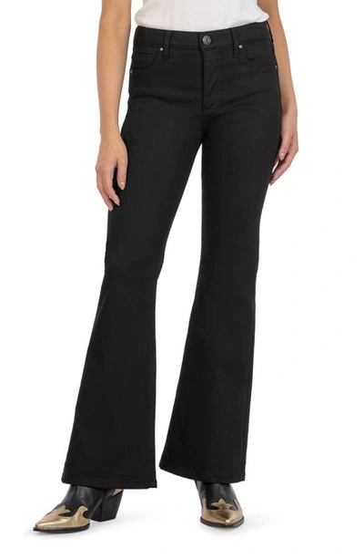 Kut From The Kloth Stella Fab Ab High Waist Flare Jeans In Black
