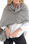 Zestt Organics The Cashmere Travel Scarf In Gray