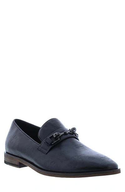 Robert Graham Empire Perforated Loafer In Black