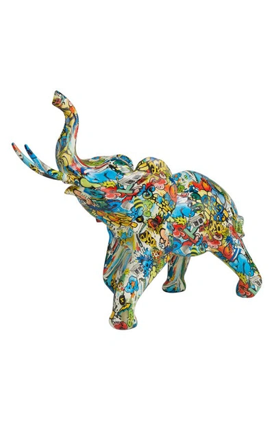 Uma Novogratz Multicolored Elephant Sculpture