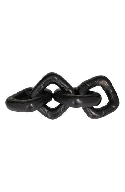 Uma Novogratz Chain Sculpture In Black