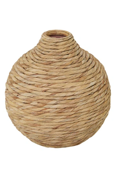 Uma Woven Seagrass Vase In Brown