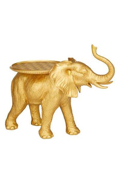 Uma The Novogratz Elephant Plant Stand In Gold