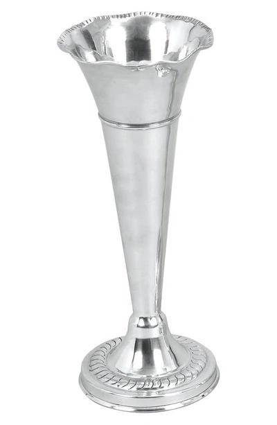 Uma The Novogratz Aluminum Tall Vase In Metallic