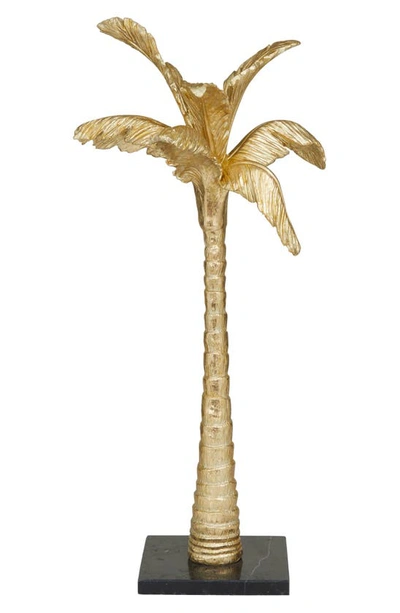 Uma Novogratz Palm Tree Sculpture In Gold