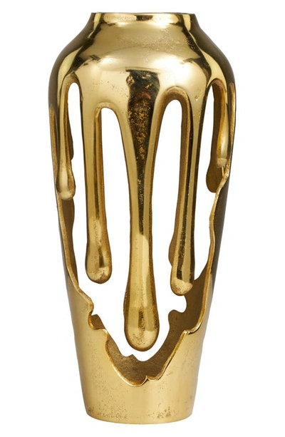 Uma Drip Vase In Gold
