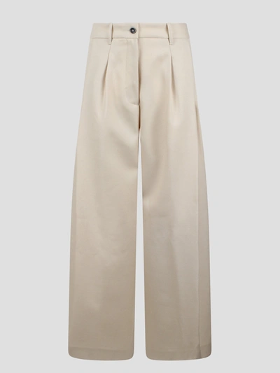 Nine In The Morning Petra Chino Over 2 Pences Pant In White