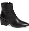 Vagabond Shoemakers Olivia Bootie In Black Leather