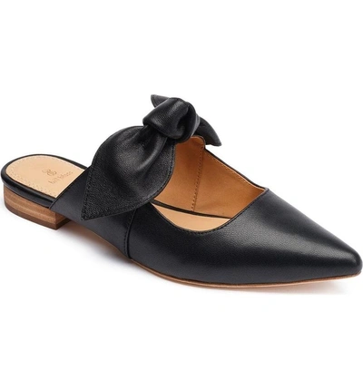 Bill Blass Sabrina Knotted Mary Jane Mule In Black
