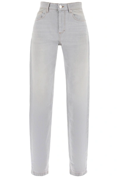 Ami Alexandre Mattiussi Straight Cut Jeans In Grey