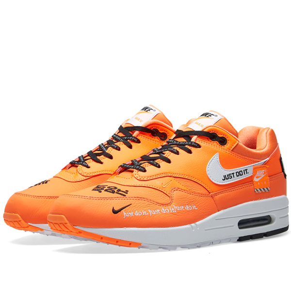 Nike Women's Air Max 1 Lux Casual Shoes, Orange | ModeSens