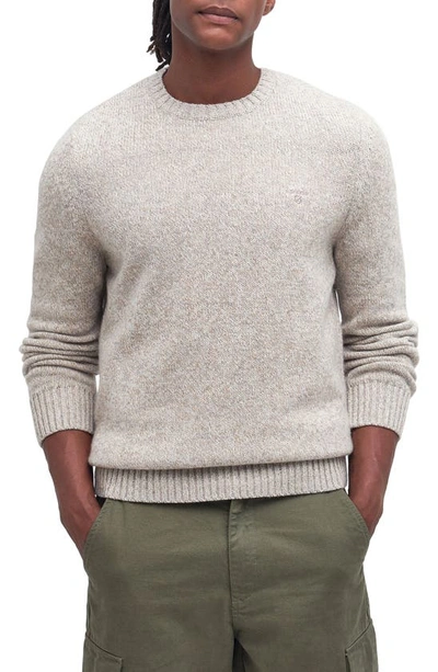 Barbour Atley Cotton Sweater In Beige