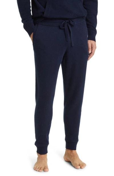 Nordstrom Cashmere Joggers In Navy Night