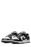 Nike Dunk Low Retro Basketball Shoe In White/ Black/ White