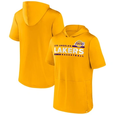 Fanatics Branded Gold Los Angeles Lakers Possession Hoodie T-shirt