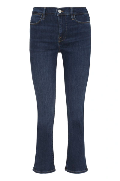 Frame 5-pocket Straight-leg Jeans In Denim
