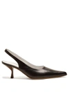The Row Bourgeoise Point-toe Slingback Pumps In Black