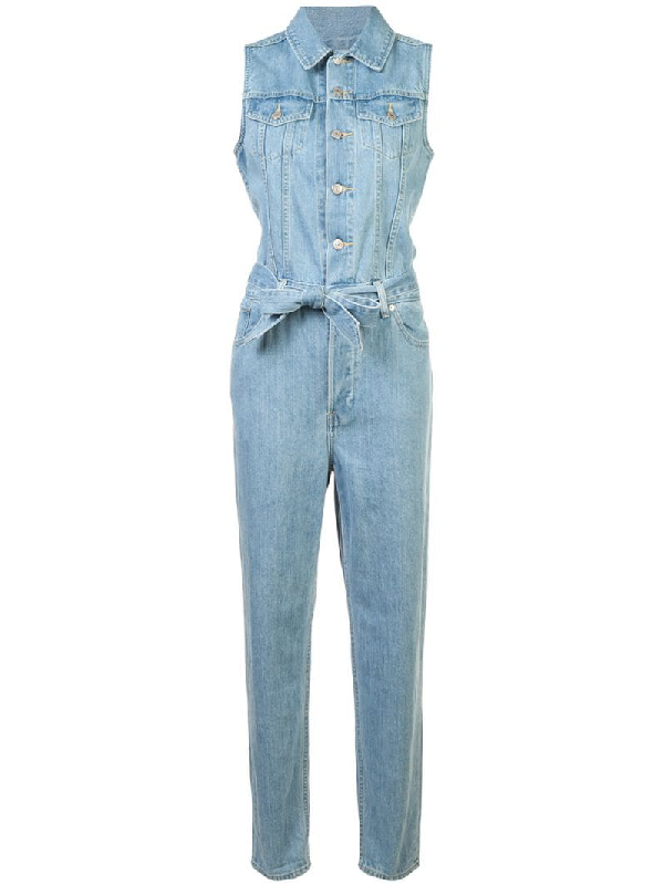 levi's tapered denim jumpsuit