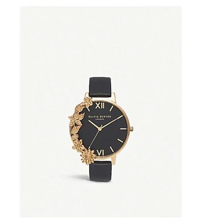 Olivia Burton Gold And Leather Watch