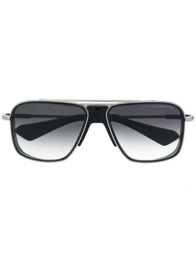 Dita Eyewear Initiator Navigator Titanium Sunglasses In Black