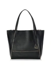 Botkier Soho Leather Tote In Solid Black