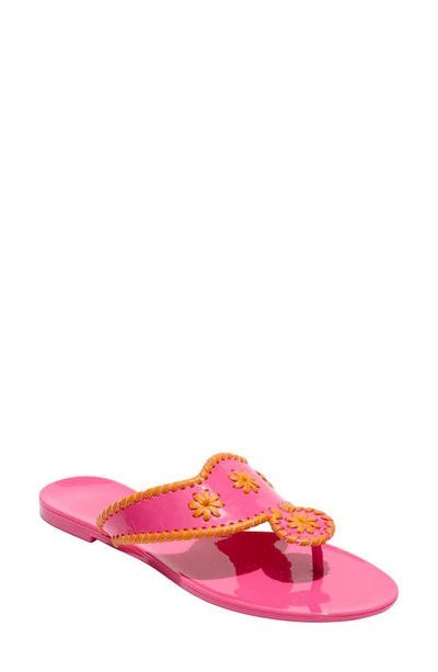 Jack Rogers Jacks Jelly Sandal In Fuchsia