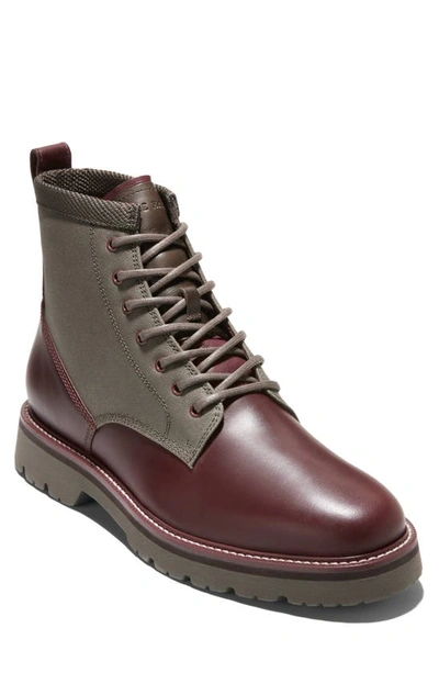 Cole Haan American Classics Waterproof Plain Toe Boot In Ch Bloodstone/ Ch D