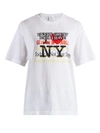 Vetements Printed Cotton Jersey T-shirt In White