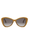 Celine Butterfly Sunglasses In Light Brown / Gradient Brown