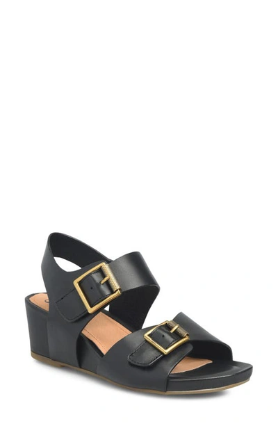 Söfft Valeri Slingback Wedge Sandal In Black