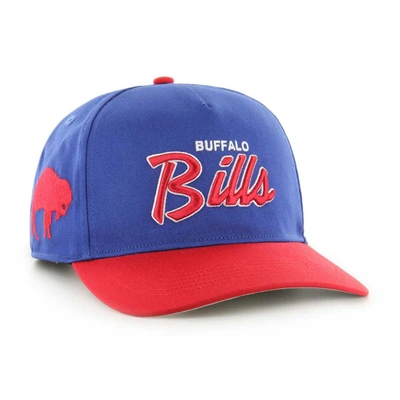47 ' Royal/red Buffalo Bills Crosstown Two-tone Hitch Adjustable Hat