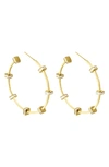 Liza Schwartz Bridget Large Hoop Earrings In Gold