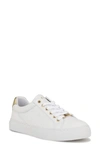 Nine West Givens Sneaker In White/ Gold