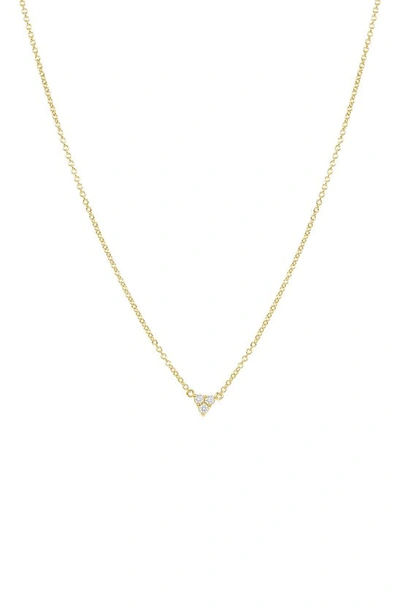 Ron Hami 14k Yellow Gold Diamond Trio Pendant Necklace