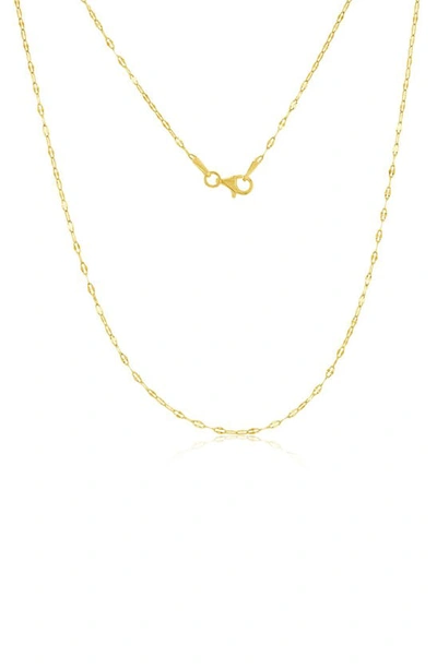 Simona Mirror Chain Necklace In Gold
