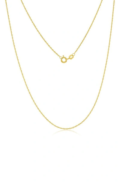 Simona Rope Chain Necklace In Gold