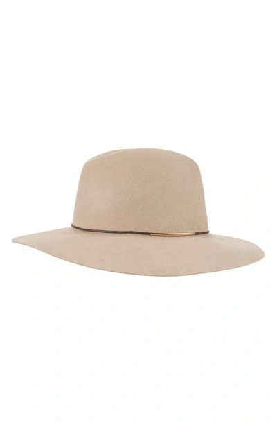 Bruno Magli Wool Fedora In Camel