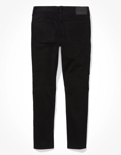 American Eagle Outfitters Ae Flex Soft Twill Slim Pant In Black