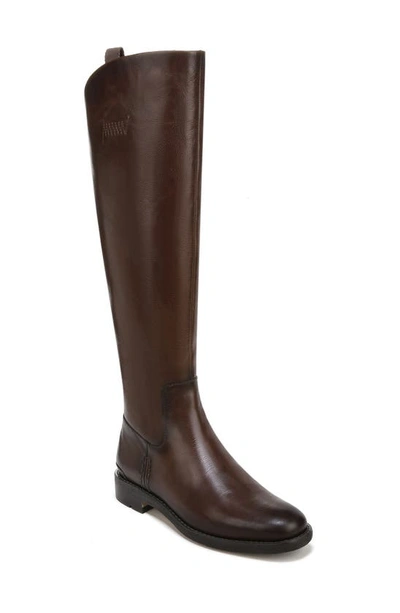 Franco Sarto Meyer Knee High Boot In Brown Leather