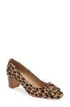 Ann Mashburn Buckle Pump In Leopard Pony