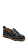 Kelsi Dagger Brooklyn Lens Penny Loafer In Black