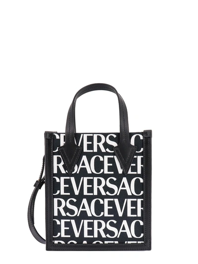 Versace Handbag In Burgundy