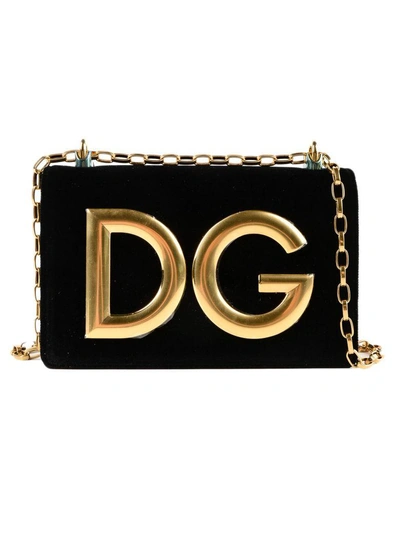 Dolce & Gabbana Millennials Shoulder Bag In 8bnero/nero