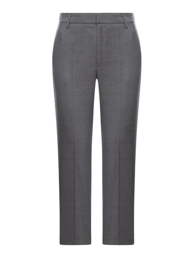Dondup Regular & Straight Leg Pants In Grey
