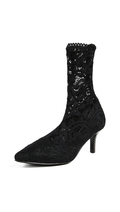 Opening Ceremony Queen Lace Boots In Black